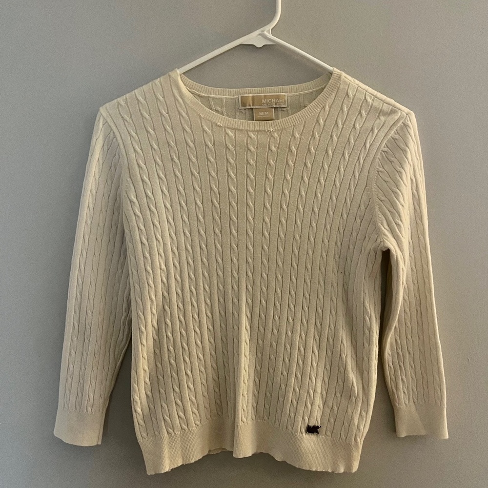 Michael Kors Light Crewneck Top M